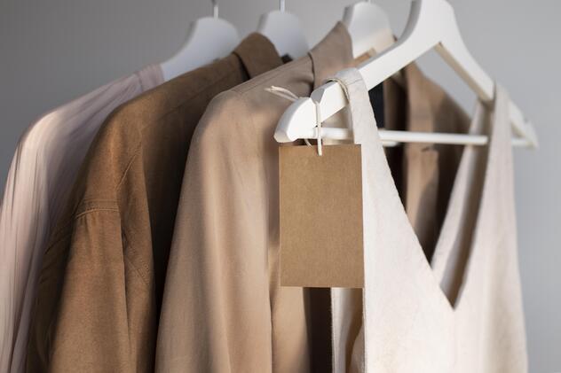 Brown winter coat fashion